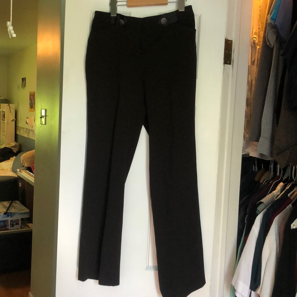 Chelsea & Theodore Black Womens Pants